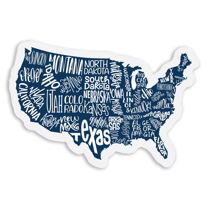 State Shape Magnets