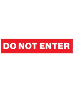 DO NOT ENTER Magnetic Sign