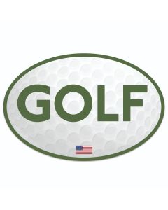 4x6 Oval Golf Ball Design Magnet