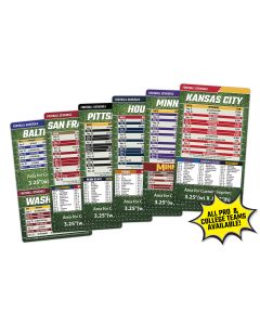 Football Schedule Magnets 3.5x6