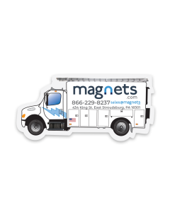 Work Truck Shape Indoor Magnet 4.5x2.25