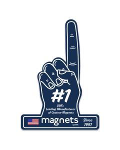 Foam Hand Shaped Refrigerator Magnets 4.5x6.375