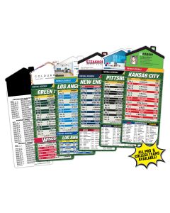 Football Schedule and House Shape Magnet 3.5x9