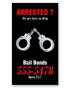 Bail Bonds Advertising Magnets 2x3.5