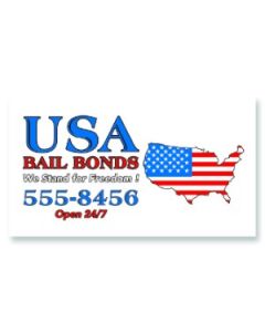 Bail Bonds Business Card Magnets 2x3.5