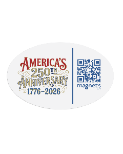 America’s 250th Anniversary Oval Indoor Refrigerator Magnet 2.5x4
