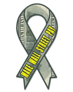 Ribbon Shaped Outdoor Magnets Cure 8x3.877