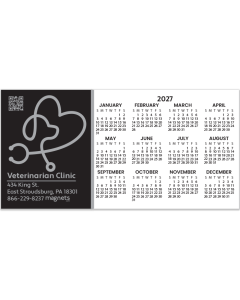 Veterinarian Calendar Magnets 3x6