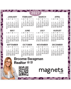 2027 Metallic Print Magnet Calendar