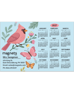 2026 Calendar Refrigerator Magnets 4x6