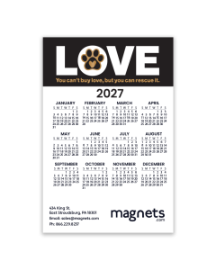 2025 Real Estate Calendar Magnets 4x6