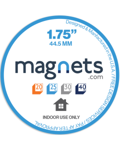 Circle Refrigerator Magnets 1.75 inch