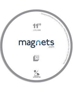 Outdoor Round Car Magnets 11 Inch