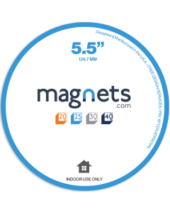 Circle Refrigerator Magnets 5.5 inch