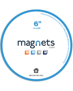 Round Advertising Magnets 6 inch