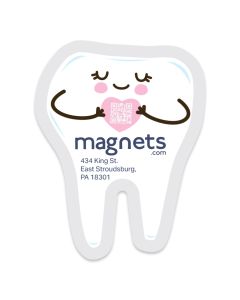 Tooth Shaped Refrigerator Magnets 1.75x2.25