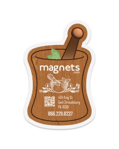 Mortar Pestle Shape Magnets 2.25x3.5