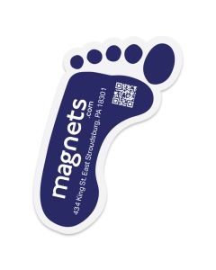 Foot Shaped Refrigerator Magnets 2.625x3.5