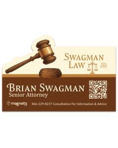 Gavel Shaped Fridge Magnets 2x3
