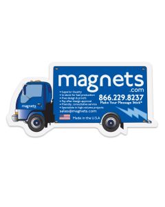 Delivery Truck Shaped Advertising Magnets 4.5x2.25
