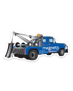 Tow Truck Refrigerator Magnets 4.75x2.25