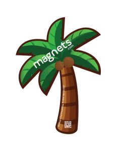 5x 6.88 Palm Tree Shaped Refrigerator Magnets