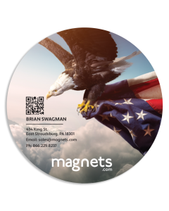 Circle Advertising Magnets 5 inch