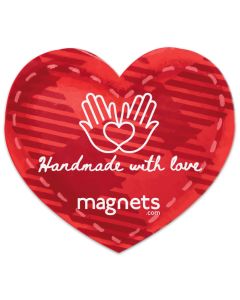 Heart Shaped Magnets for Refrigerator 2.375x2.125