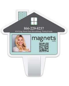 Clip Magnet House Shape 3.84x3.8125