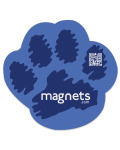 Paw Shape Outdoor Magnet 3.25X3.125