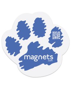Paw Shaped Custom Magnets 3.25x3.125