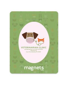 PAW FRAME: 3.5x4.5 Picture Frame Magnet Paw Shape