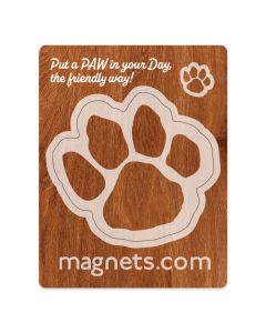 Paw Shaped Frame Promotional Magnets3.5x4.5