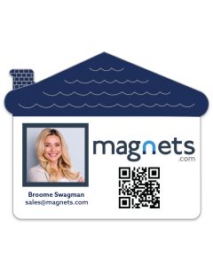 House Shaped Custom Magnets 4.75x3.875