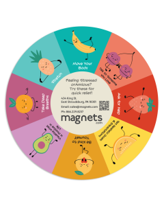 Round Advertising Magnets 6 inch