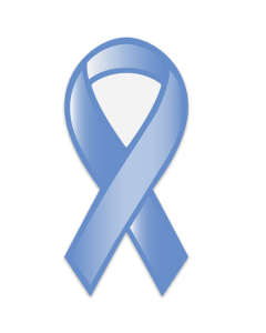 Light Blue Awareness Ribbon Magnet for Eating Disorders & Pulmonary Hypertension 3.75x8