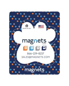 Paw Print Picture Frame Magnet 3x3.75