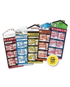 House-Shaped Magnetic Baseball Schedules for Fridge