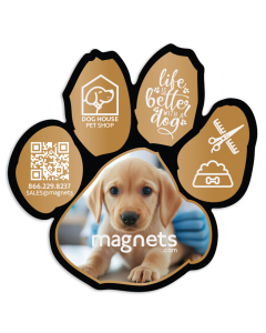 4 Inch Paw Shape Indoor Magnet