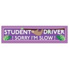 Student Driver Car Magnet – 'Sorry I’m Slow! 11.5x3.5 