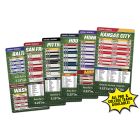Football Schedule Magnets 3.5x6