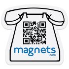 Telephone Shaped Refrigerator Magnets 2.625x2.375