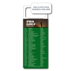 Golf Schedule with Peel and Stick Magnet 3.5x9