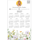 2026 Calendar Refrigerator Magnet 3.5x6 for corporate giveaways
