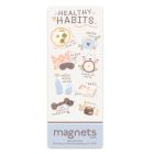 3.5x9 Round Corner Healthy Habits Magnet