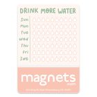 4x6 Round Corner Water Tracker Magnet