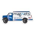 Oil Truck Shaped Refrigerator Magnets 4.125x1.625