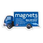 Delivery Truck Shaped Advertising Magnets 4.5x2.25