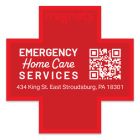 Medical Cross Shape Refrigerator Magnets 4x4