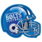 Football Helmet Shape Refrigerator Magnets 4.25x3.5